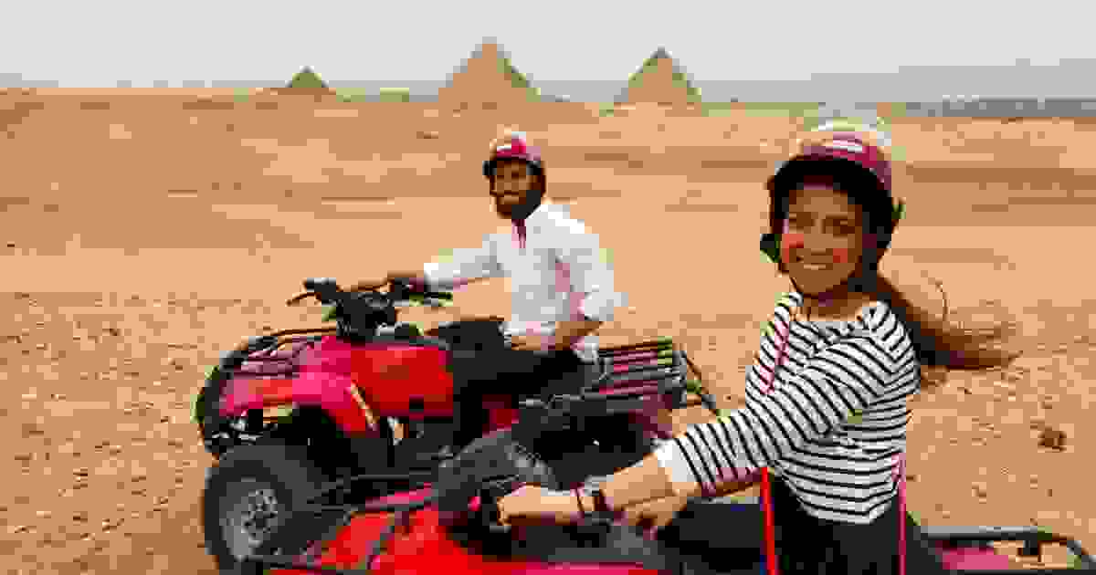 Excursión en cuatrimotor por las pirámides de Giza