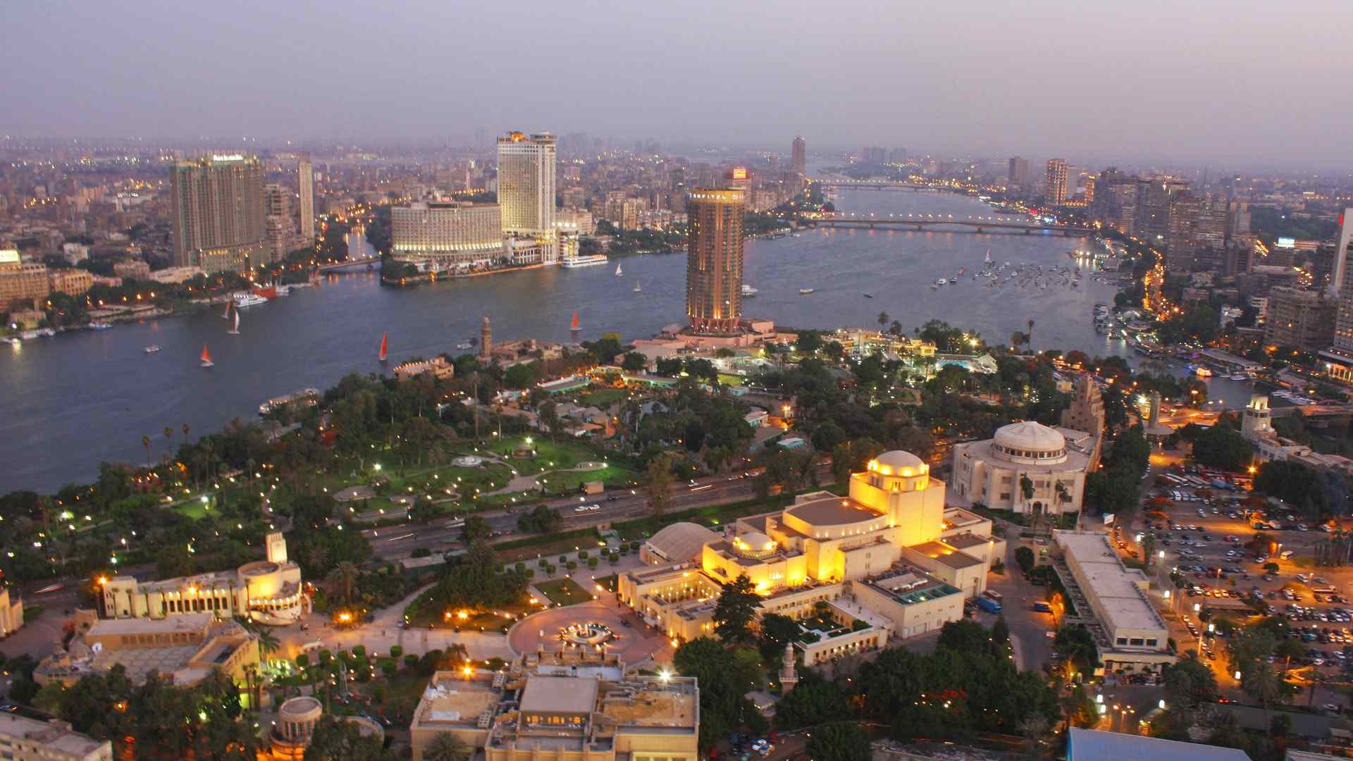 vista panorámica del Cairo vista panorámica del Cairo